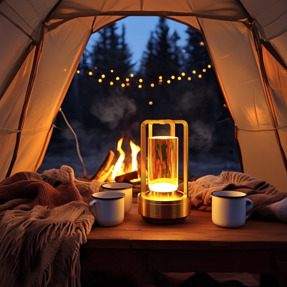 WohlLumi™ – Kristallklare kabellose Tischlampe für sofortige Wohlfühl-Atmosphäre