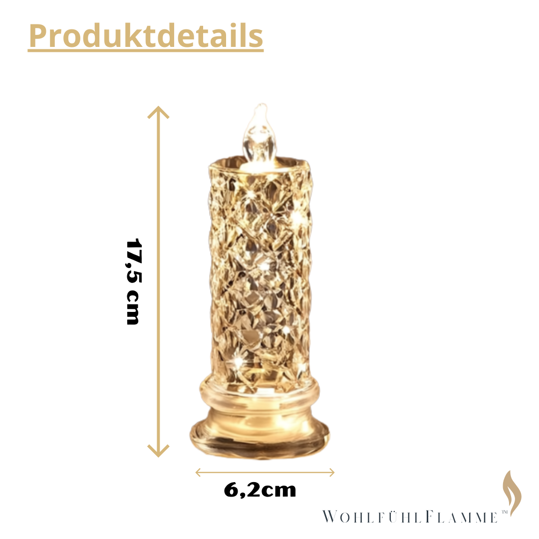WohlfühlFlamme™ – Vlamlose LED-Kerzen (3er-Set) Zauber bei warmem Kerzenlicht.
