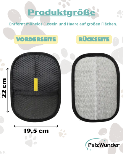 PelzWunder - Elektrostatisch Enthaarungshandschuhe für Haustiere
