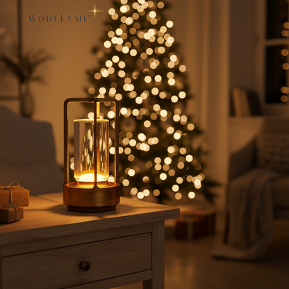 WohlLumi™ – Kristallklare kabellose Tischlampe für sofortige Wohlfühl-Atmosphäre