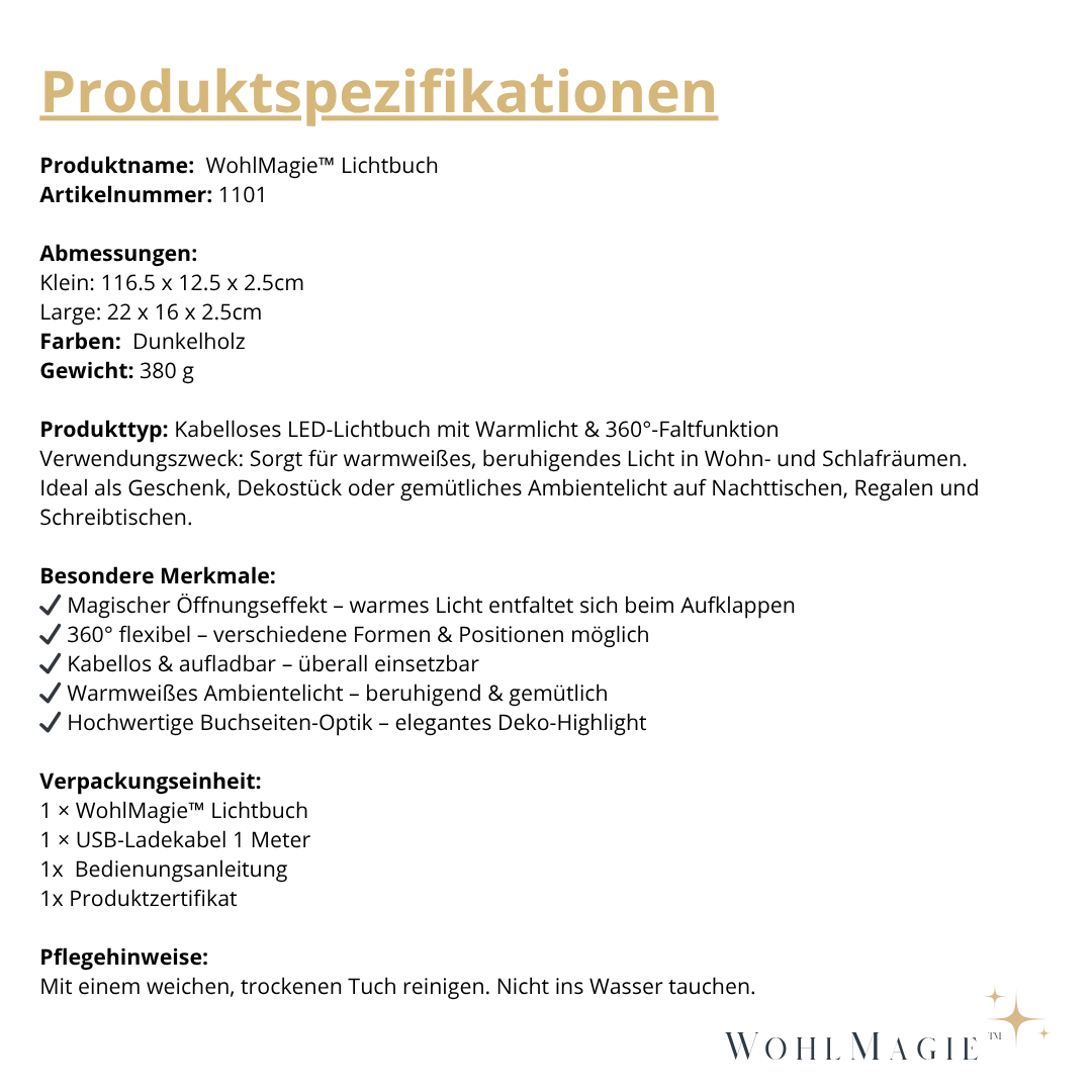 WohlMagie™ — Das leuchtende Buch voller Zauber.
