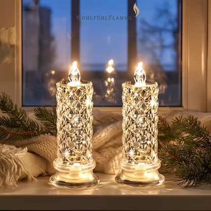 WohlfühlFlamme™ – Vlamlose LED-Kerzen (3er-Set) Zauber bei warmem Kerzenlicht.