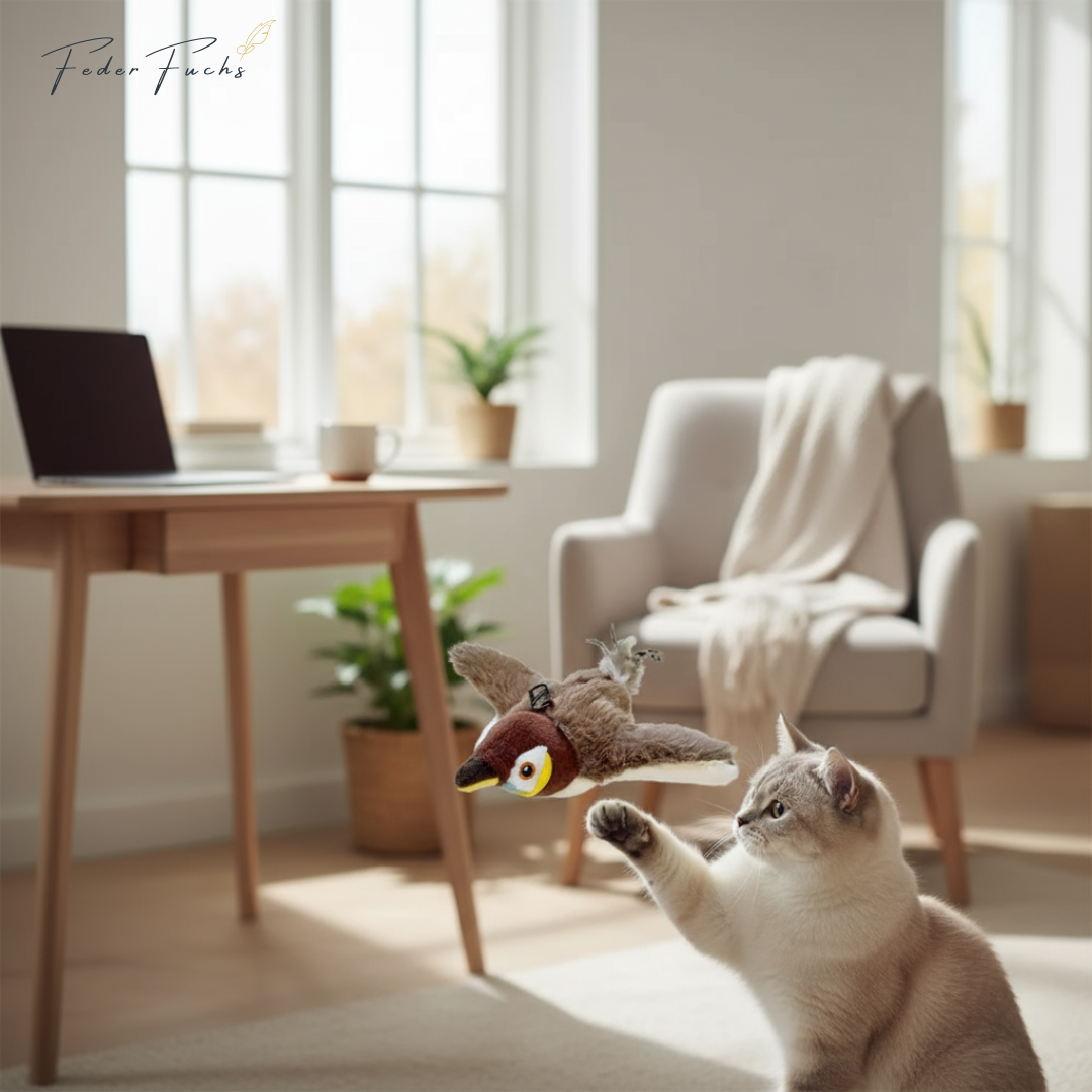 FederFuchs — Das spielerische Federleben, das Ihre Katze erwachen lässt.