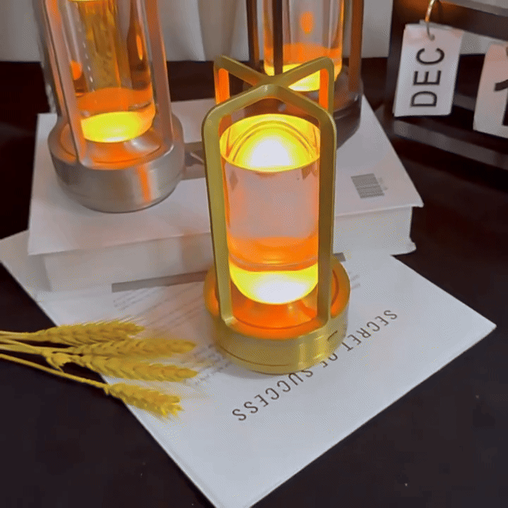 WohlLumi™ – Kristallklare kabellose Tischlampe für sofortige Wohlfühl-Atmosphäre